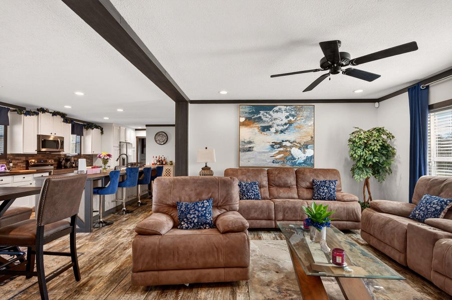 Furnished interior view inside a new home in , Walterboro (Image 9).