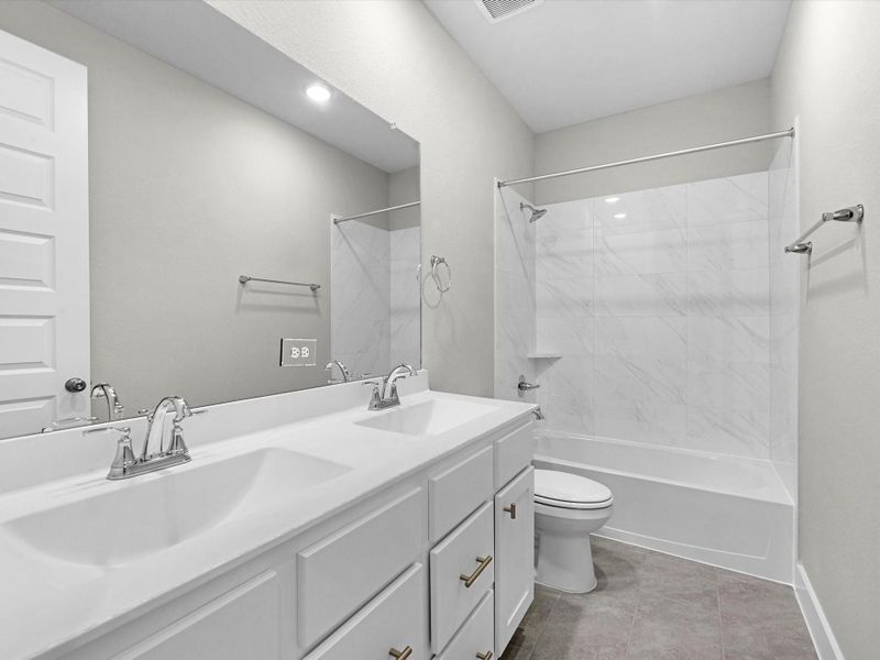 Furnished interior view inside a new home in Tompkins Reserve, Katy (Image 5).