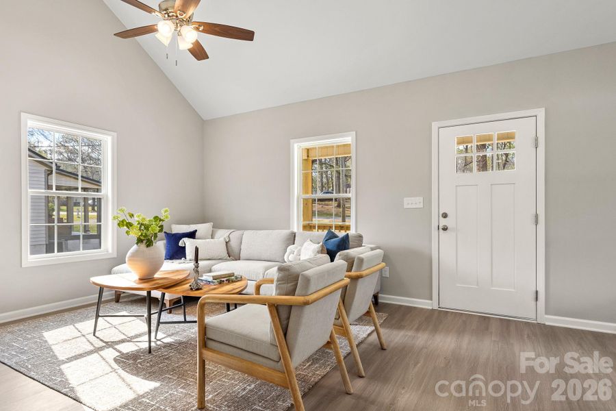 Furnished interior view inside a new home in , York (Image 11).