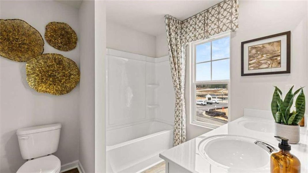 Furnished interior view inside a new home in Echo Glen, Stockbridge (Image 7). Furnished interior view inside a new home in Echo Glen, Stockbridge (Image 7).