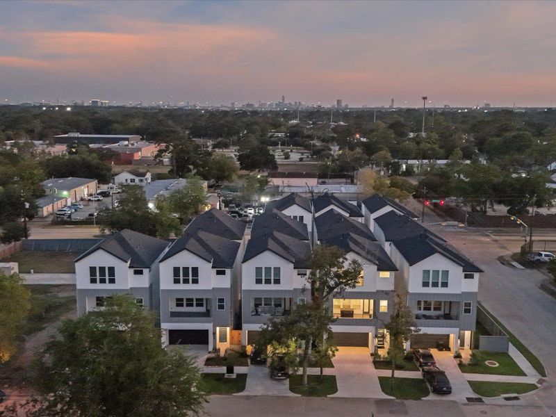 Front exterior of a new home in Reserve At Oak Forest, Houston, TX, highlighting curb appeal (Image 2). Front exterior of a new home in Reserve At Oak Forest, Houston, TX, highlighting curb appeal (Image 2).