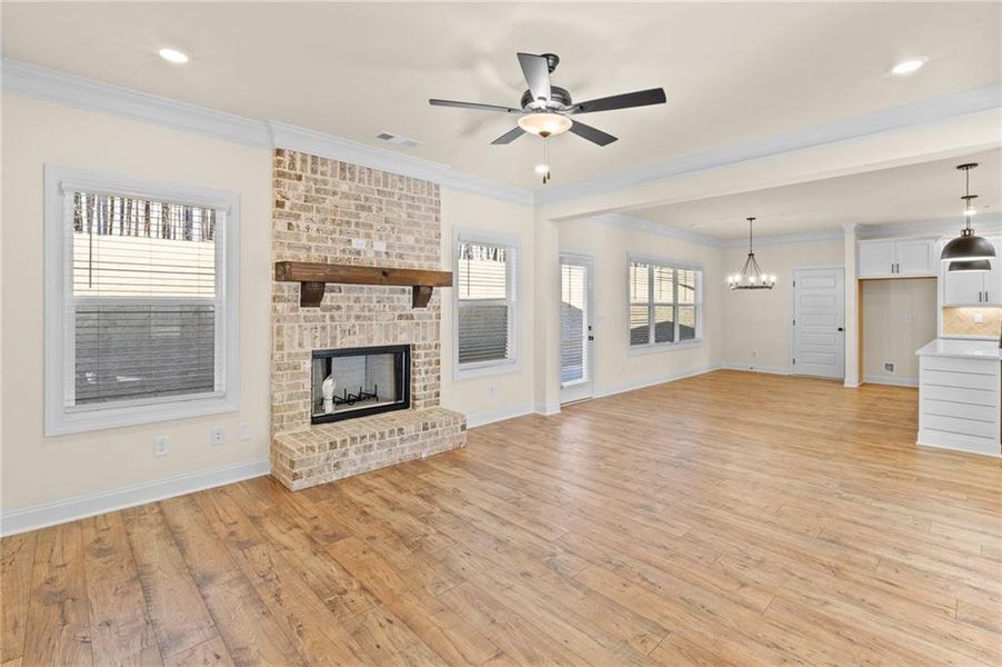 Spacious, unfurnished interior of a new home in Red Oak Ridge, Loganville (Image 13).