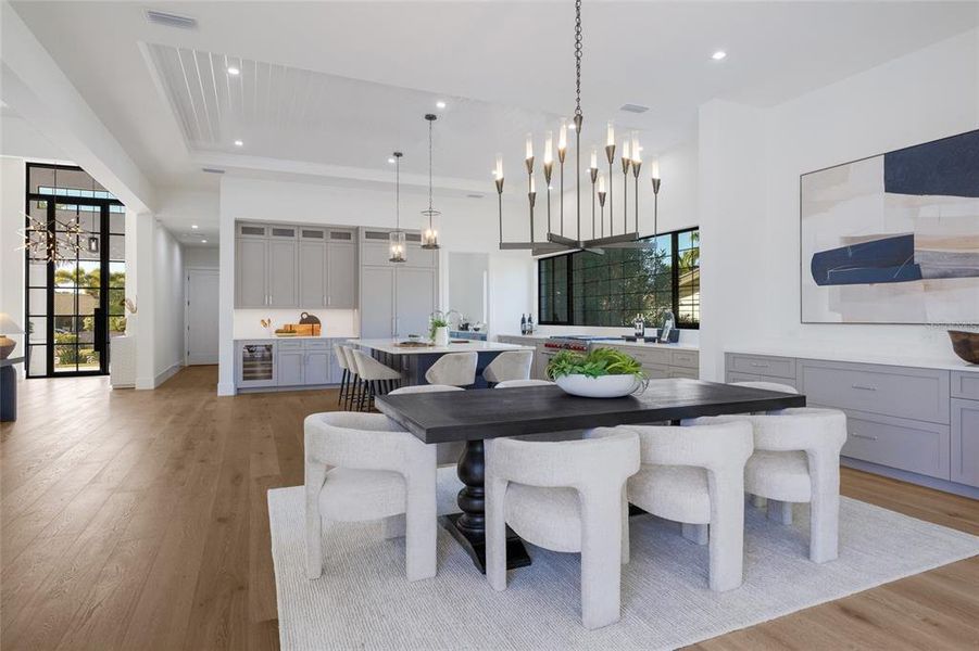 Furnished interior view inside a new home in , Sarasota (Image 37).