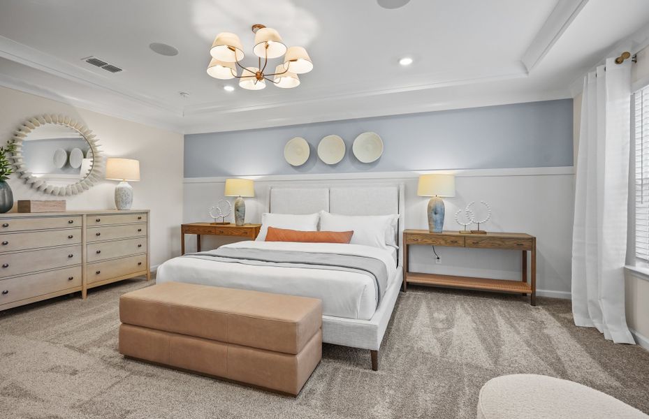 Representative furnished interior of a home built from the Hampton by Pulte Homes in The Retreat at Carolina Ridge, Harrisburg (Image 17).