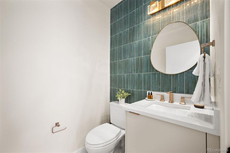 Furnished interior view inside a new home in , Denver (Image 17).