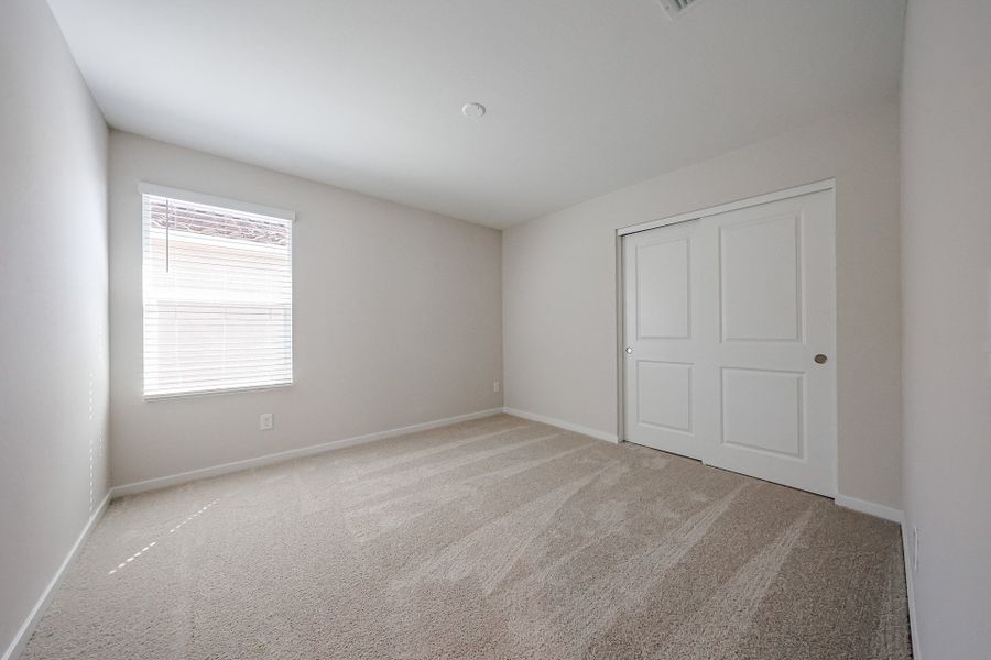 A room with white doors. A room with white doors.
