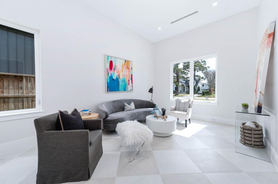 Furnished interior view inside a new home in , Houston (Image 18).