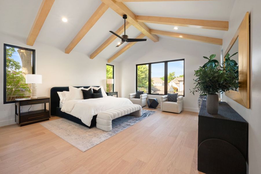 Furnished interior view inside a new home in , Dallas (Image 15).