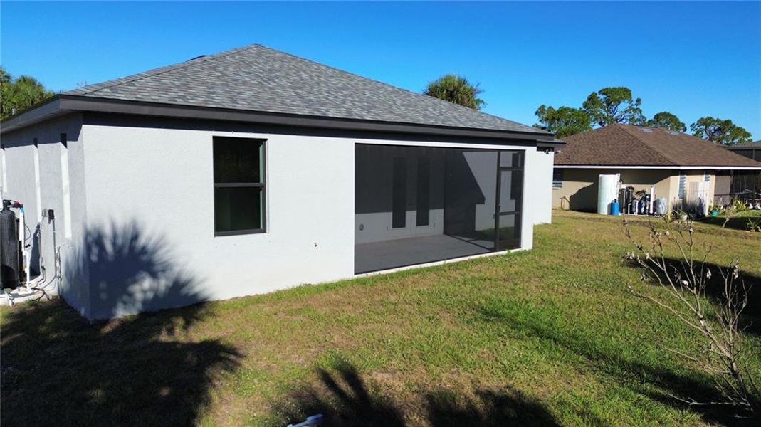 Exterior details and patio area of a home in , North Port (Image 3).