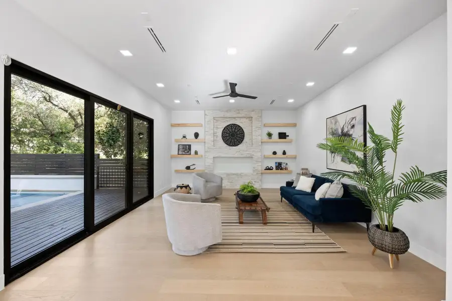 Furnished interior view inside a new home in , Austin (Image 8). Furnished interior view inside a new home in , Austin (Image 8).