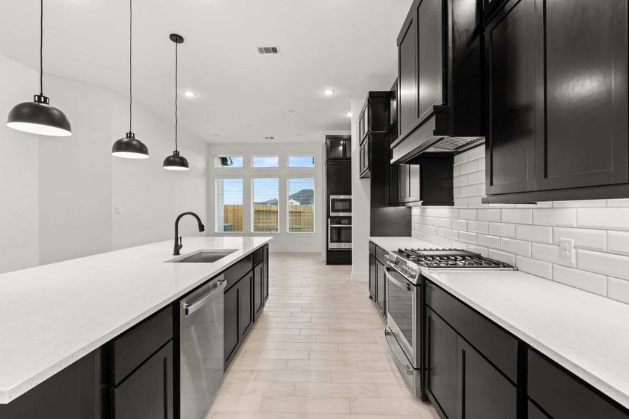 Furnished interior view inside a new home in Brookewater, Rosenberg (Image 9).