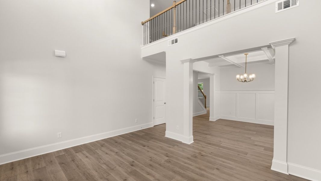 Representative unfurnished interior of a home built from the Grayson by D.R. Horton in Holland Estates, Powder Springs (Image 15).