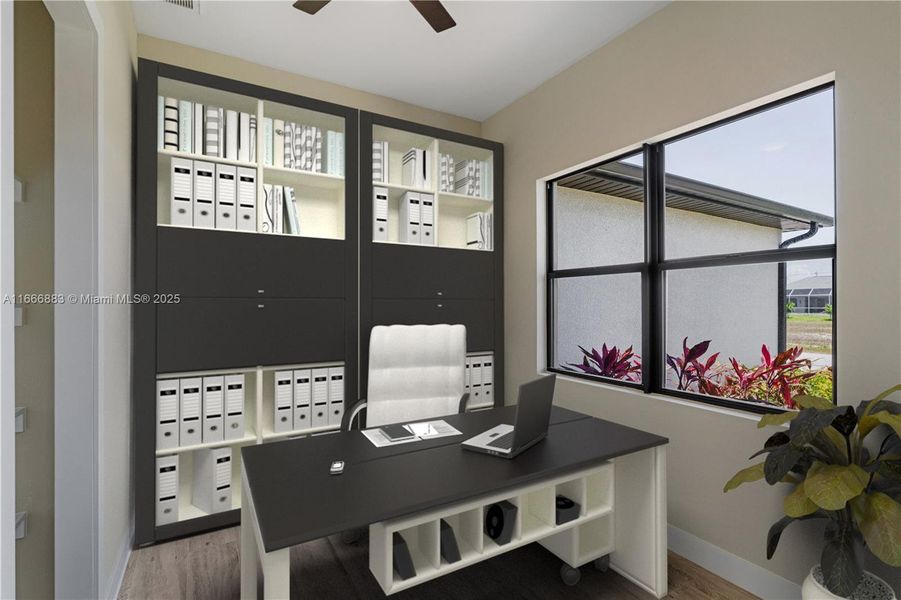 Furnished interior view inside a new home in , Cape Coral (Image 12).