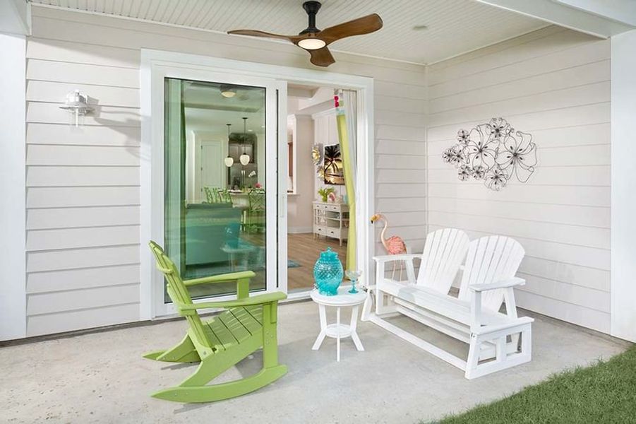 Representative exterior details of a home built from the Barbuda by Minto Communities in Latitude Margaritaville Hilton Head, Hardeeville (Image 2). Representative exterior details of a home built from the Barbuda by Minto Communities in Latitude Margaritaville Hilton Head, Hardeeville (Image 2).