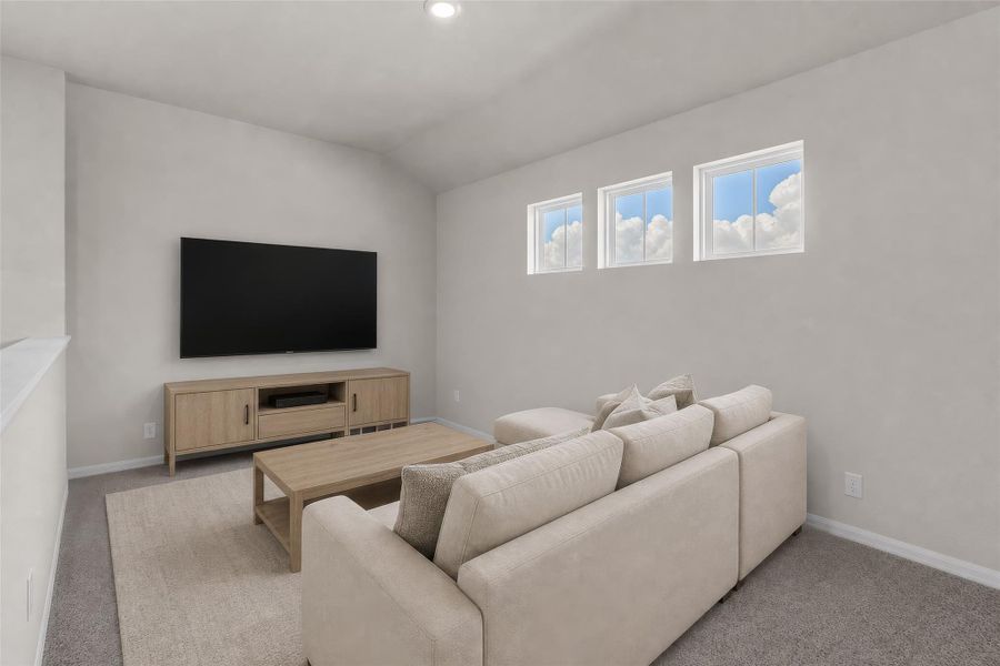 Furnished interior view inside a new home in Elyson, Katy (Image 13).