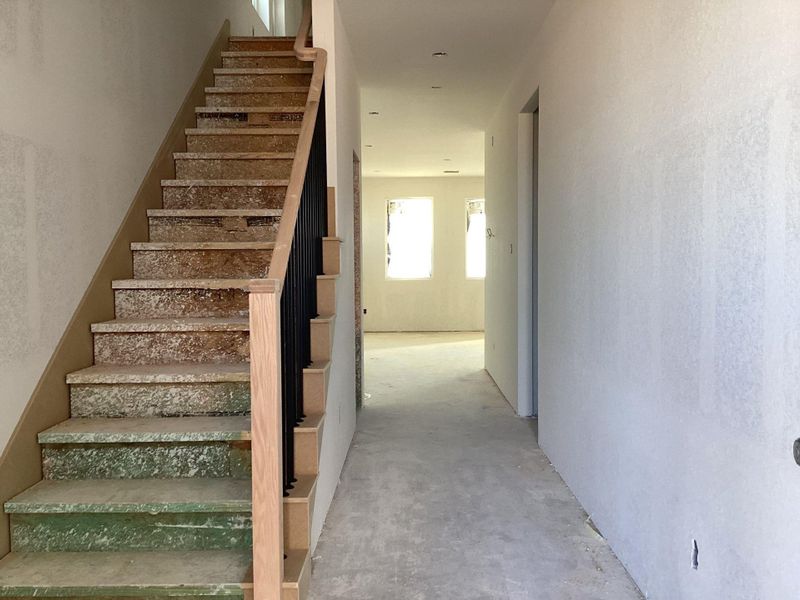 In-progress construction of a new home in The Homestead at Lariat, Liberty Hill, TX (Image 31).