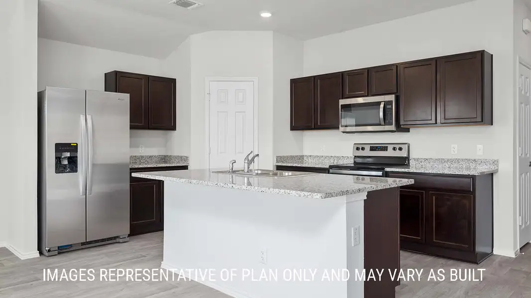 Representative furnished interior of a home built from the Texas Cali by D.R. Horton in Mitchell Farm, Killeen (Image 8).