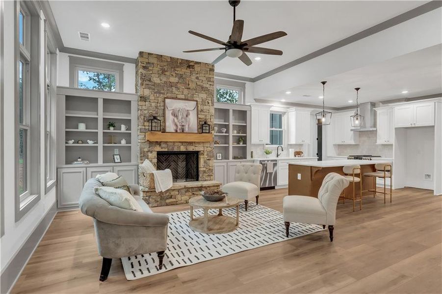 Furnished interior view inside a new home in , Jasper (Image 13). Furnished interior view inside a new home in , Jasper (Image 13).