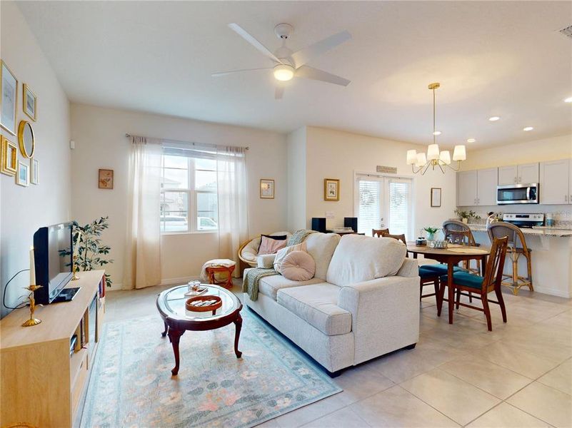 Furnished interior view inside a new home in , New Smyrna Beach (Image 9). Furnished interior view inside a new home in , New Smyrna Beach (Image 9).