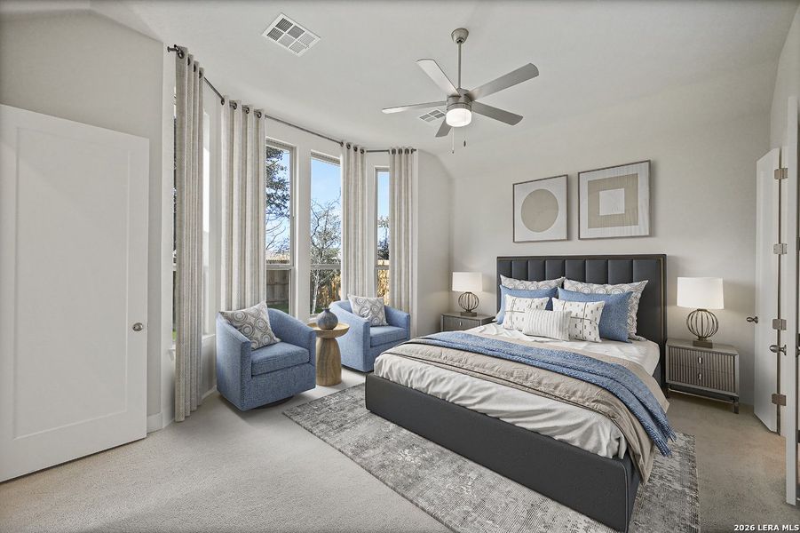 Furnished interior view inside a new home in Davis Ranch, San Antonio (Image 6).