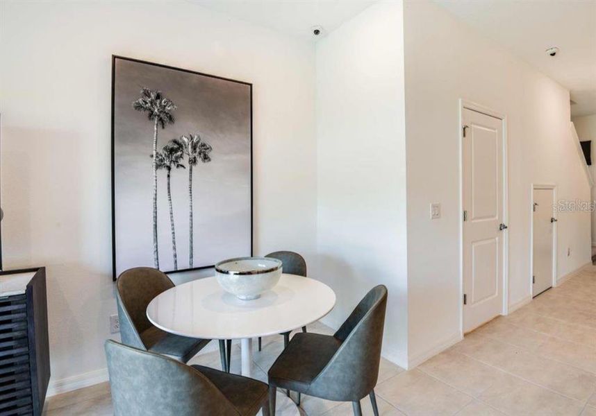 Breakfast area- builder photo