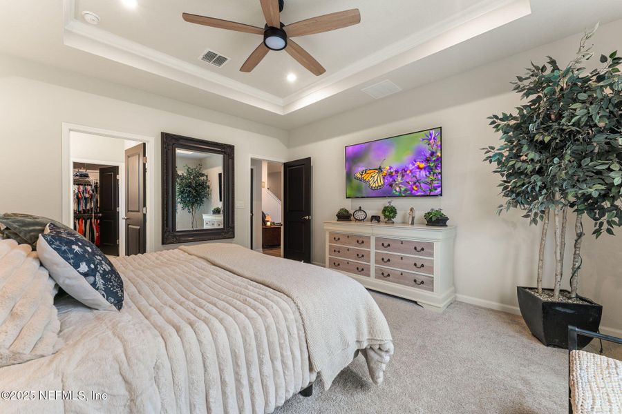 Furnished interior view inside a new home in Seminole Palms Single-Family Homes, Palm Coast (Image 52).