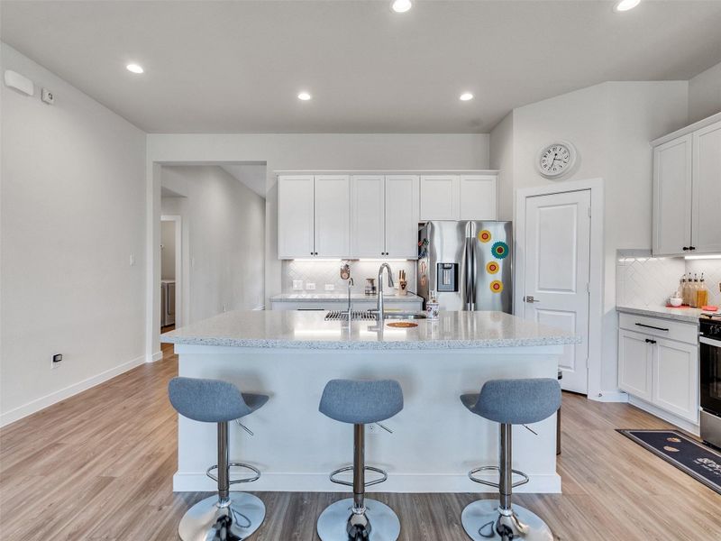 Furnished interior view inside a new home in Sunterra, Katy (Image 29). Furnished interior view inside a new home in Sunterra, Katy (Image 29).