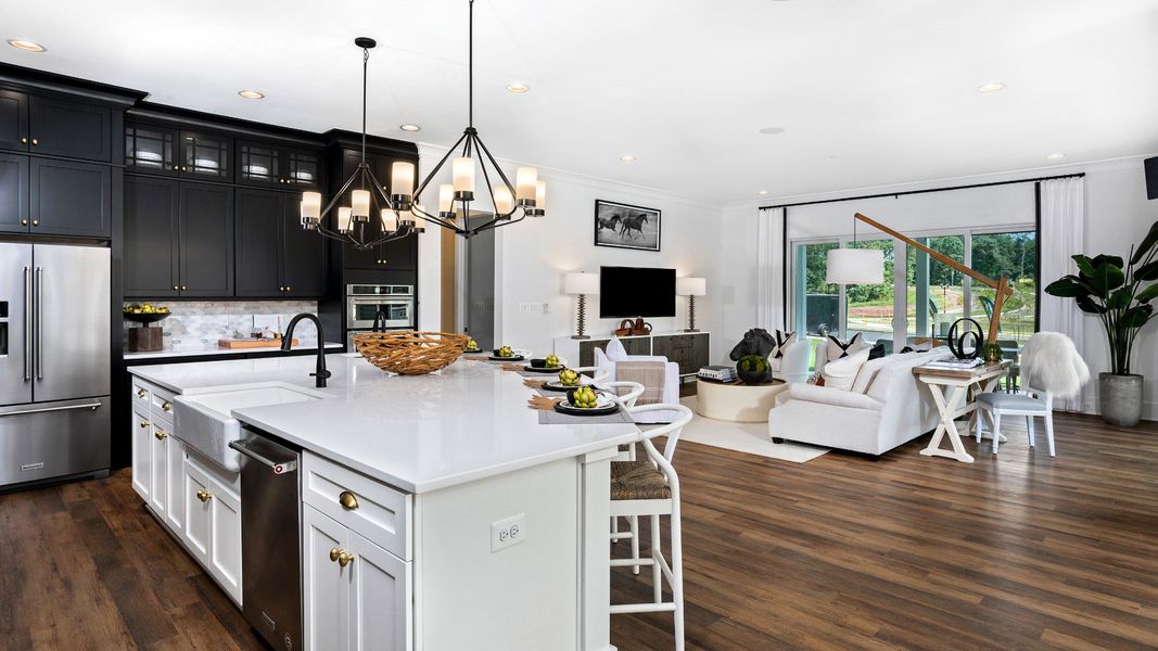 Representative furnished interior of a home built from the The Inspire by DRB Elevate. in Brook Run, Fort Mill (Image 10).