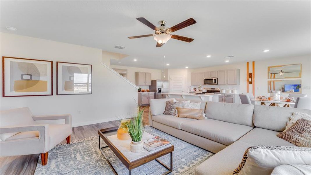 Furnished interior view inside a new home in Buena Lago, St. Cloud (Image 13). Furnished interior view inside a new home in Buena Lago, St. Cloud (Image 13).