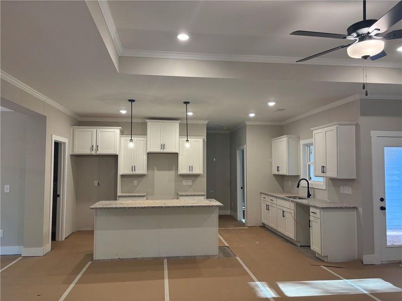 In-progress construction of a new home in , Dallas, GA (Image 35).