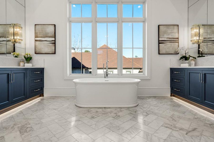 Furnished interior view inside a new home in , Milton (Image 65).