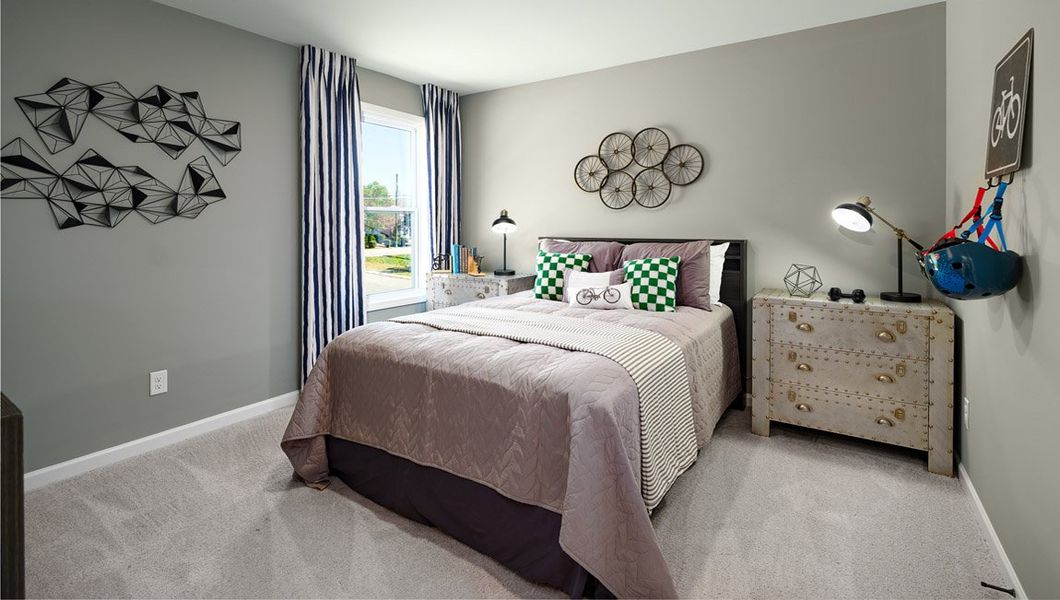 Furnished interior view inside a new home in Sylvan Creek, Denver (Image 31).