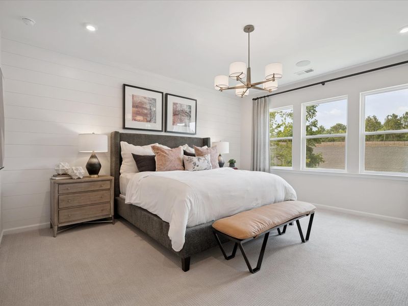 Representative furnished interior of a home built from the Catawba by Tri Pointe Homes in Millstone, Cramerton (Image 20).