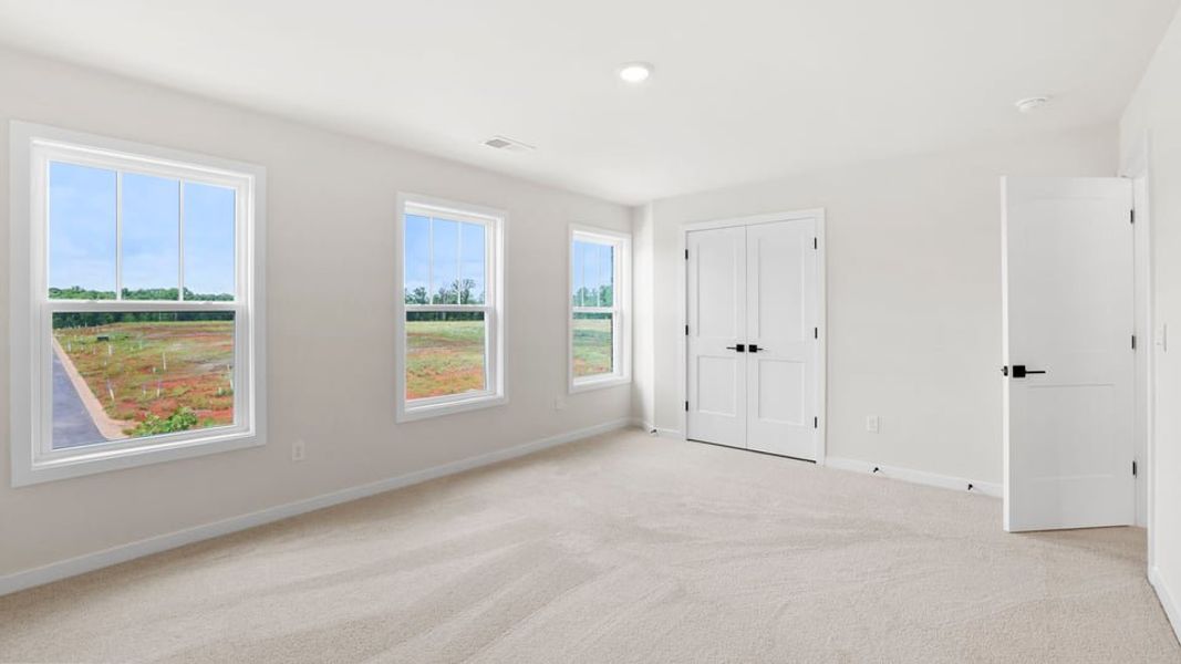 Spacious, unfurnished interior of a new home in Adams Glen, Greenville (Image 29). Spacious, unfurnished interior of a new home in Adams Glen, Greenville (Image 29).