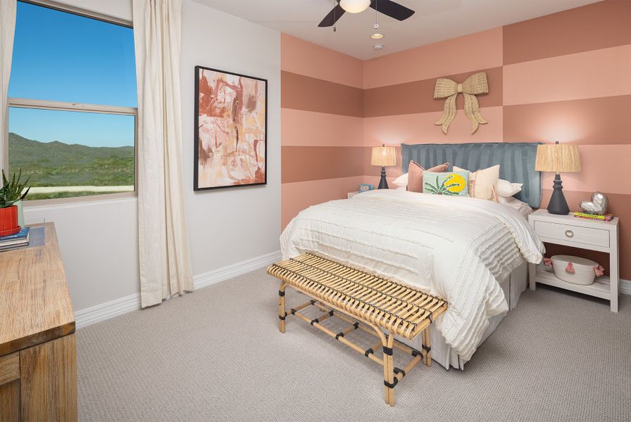 Representative furnished interior of a home built from the Olympic by Taylor Morrison in Verdin Passage Collection, Phoenix (Image 14).