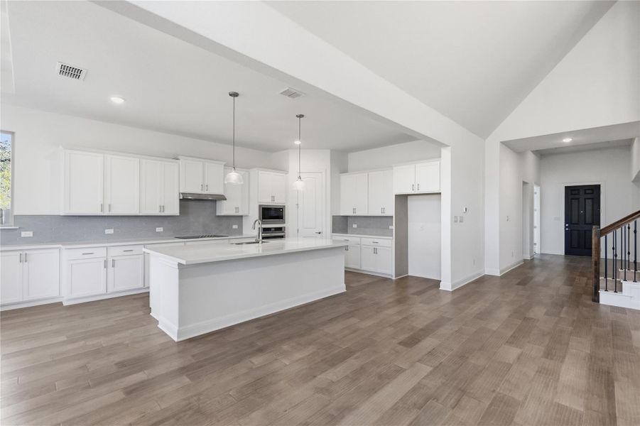 Furnished interior view inside a new home in Retreat at San Gabriel, Georgetown (Image 7).