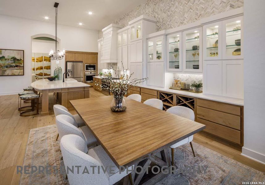 Furnished interior view inside a new home in La Cima, San Marcos (Image 8).