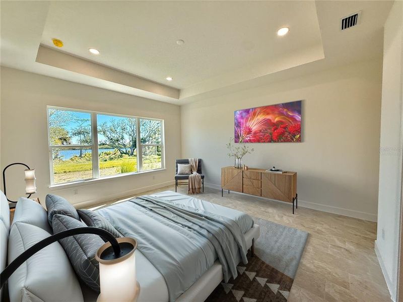 Furnished interior view inside a new home in Veranda Bay, Flagler Beach (Image 15).