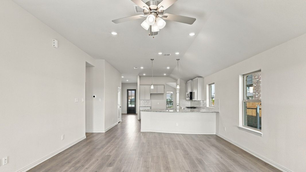 Furnished interior view inside a new home in The Oaks, Red Oak (Image 23).