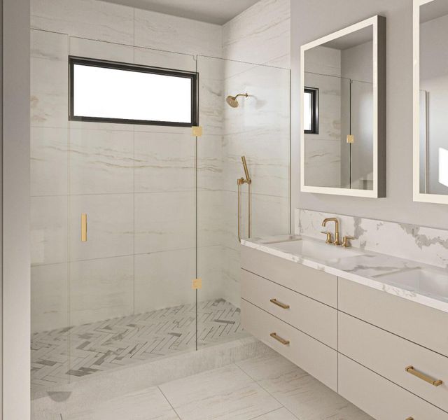 Furnished interior view inside a new home in , Boca Raton (Image 7).