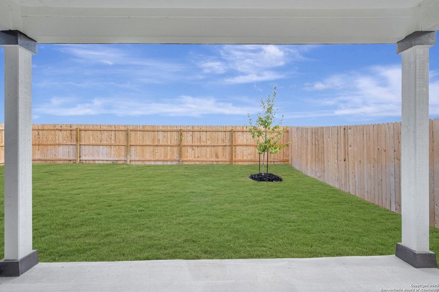 Exterior details and patio area of a home in Park Place, New Braunfels (Image 22). Exterior details and patio area of a home in Park Place, New Braunfels (Image 22).