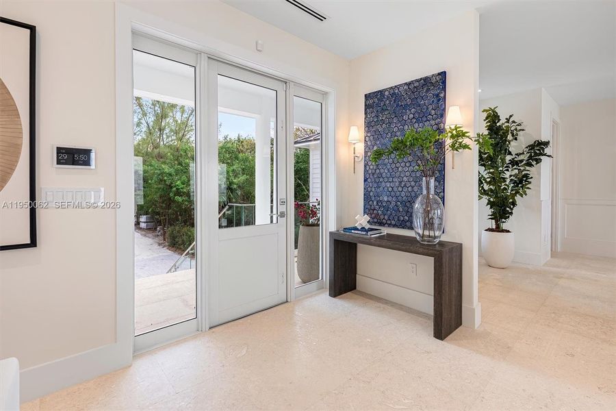 Furnished interior view inside a new home in , Islamorada, Village of Islands (Image 9).