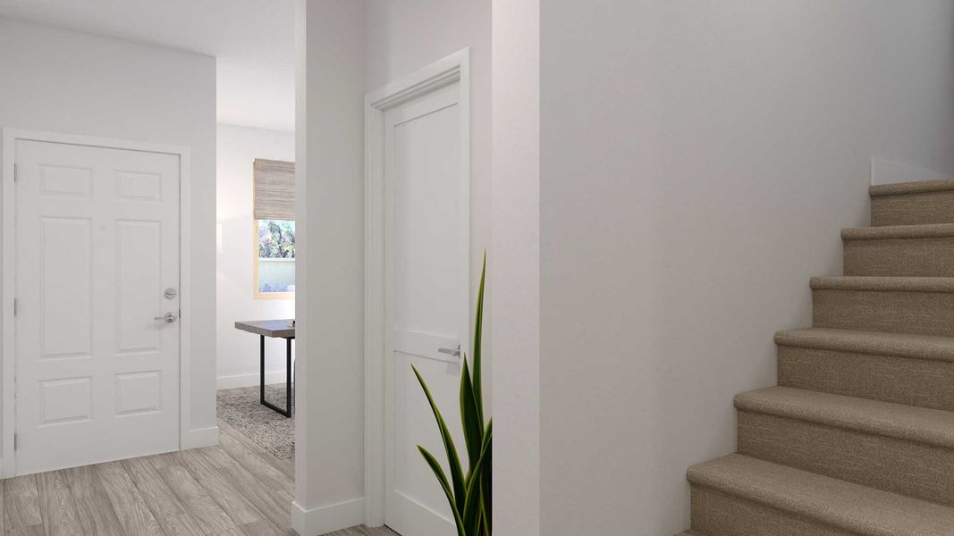 Front Door Hallway | Cottonwood | Sunrise - Canyon Series | Surprise, AZ | Landsea Homes