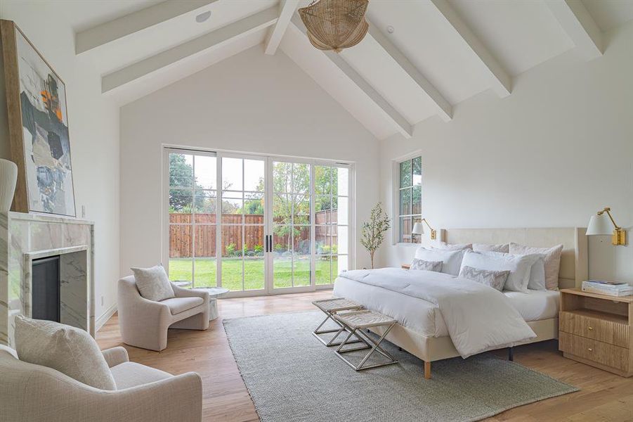 Furnished interior view inside a new home in , Dallas (Image 24).