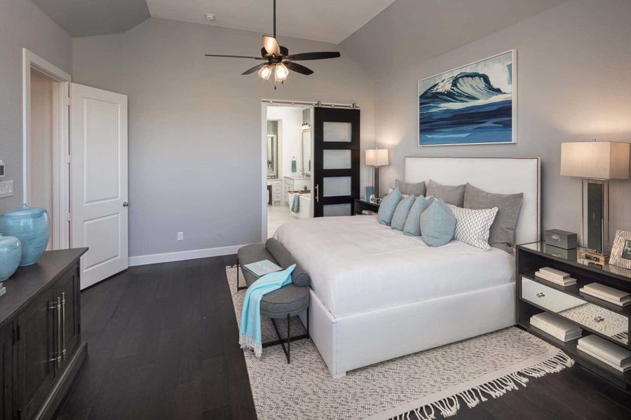 Representative Primary Bedroom - some options shown