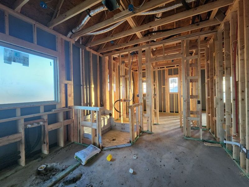 In-progress construction of a new home in Rocky Top, Krum, TX (Image 12).