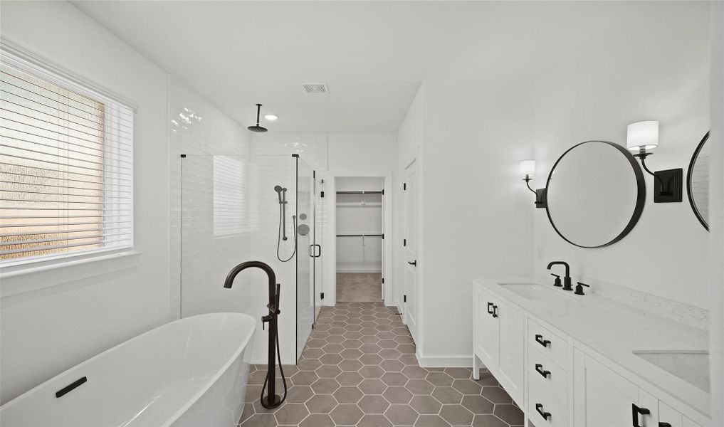 Serene primary bath (*Photo not of actual home and used for illustration purposes only.) Serene primary bath (*Photo not of actual home and used for illustration purposes only.)