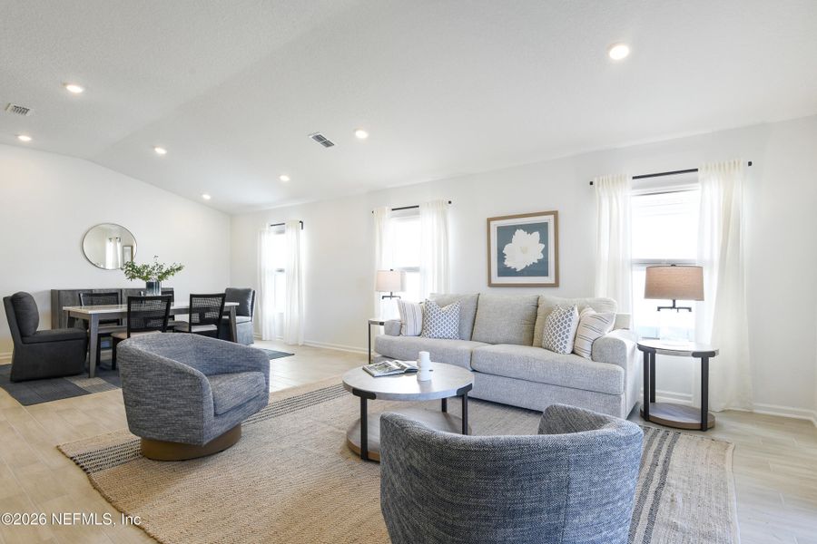 Furnished interior view inside a new home in , Orange Park (Image 15).
