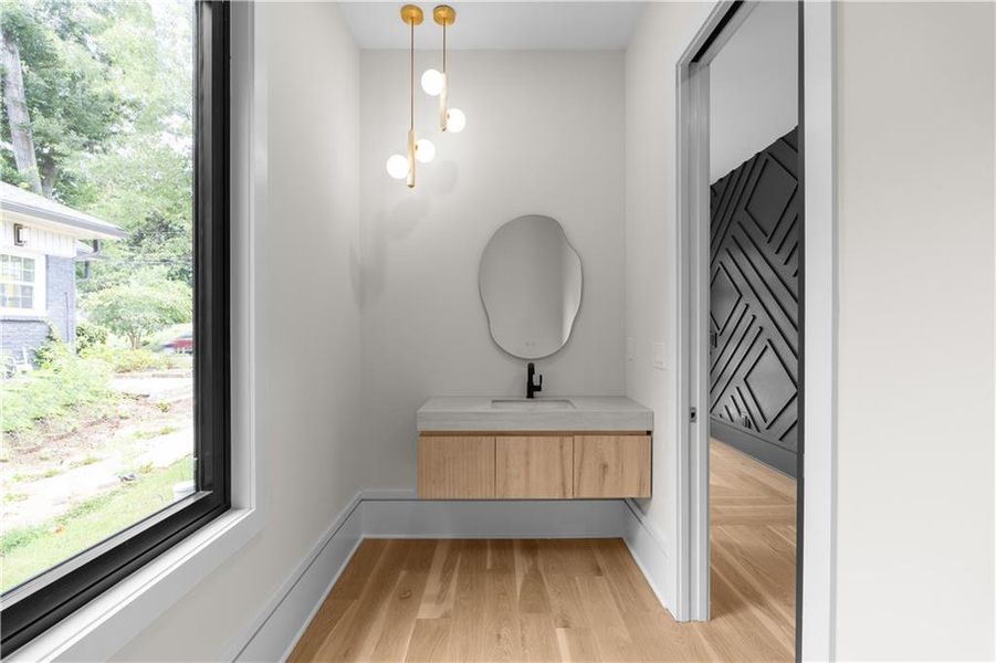 Furnished interior view inside a new home in , Atlanta (Image 6). Furnished interior view inside a new home in , Atlanta (Image 6).