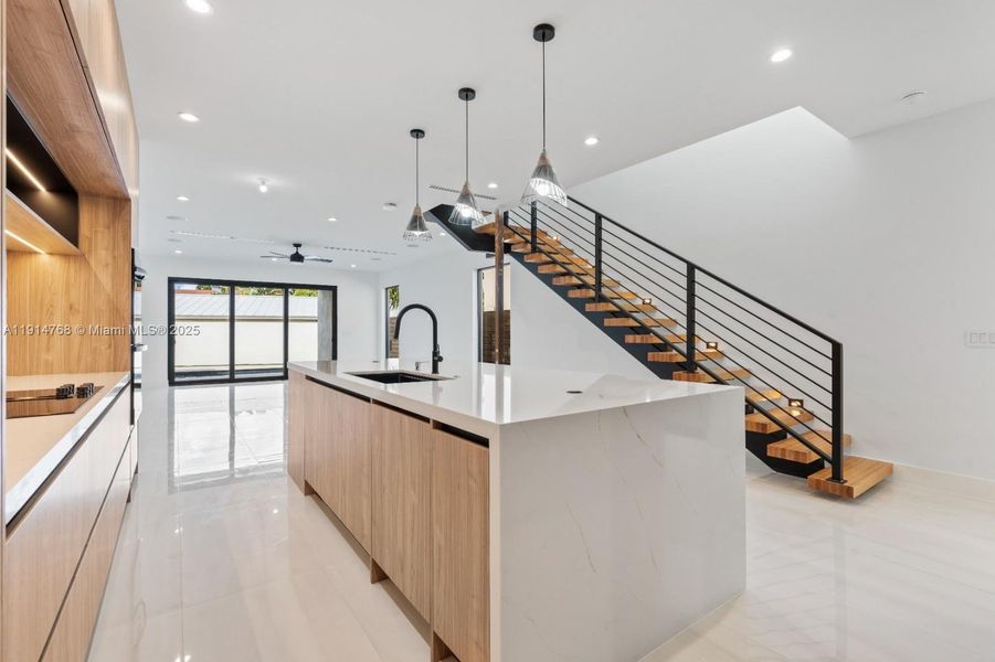 Furnished interior view inside a new home in , Fort Lauderdale (Image 9).